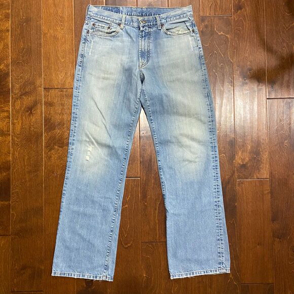 Lucky Brand Vintage Dungaree Fit Light Wash Denim Blue Jeans Men's Size 30 x 32 - Picture 2 of 8